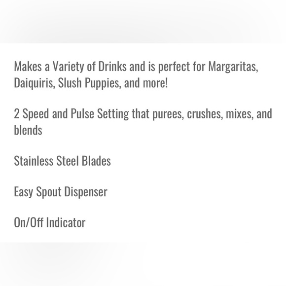 NIB ECO+CHEF 1.5 MARGARITA BLENDER - Picture 5 of 5